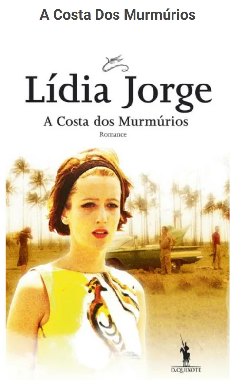 Imagem do produto  A Costa Dos Murmúrios