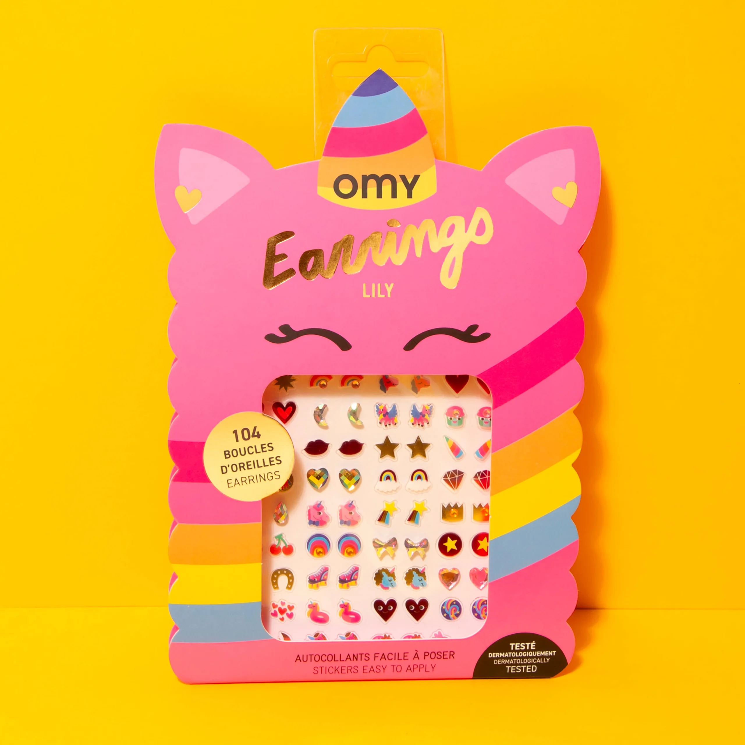 Imagem do produto  Omy Brincos Autocolantes - Lily