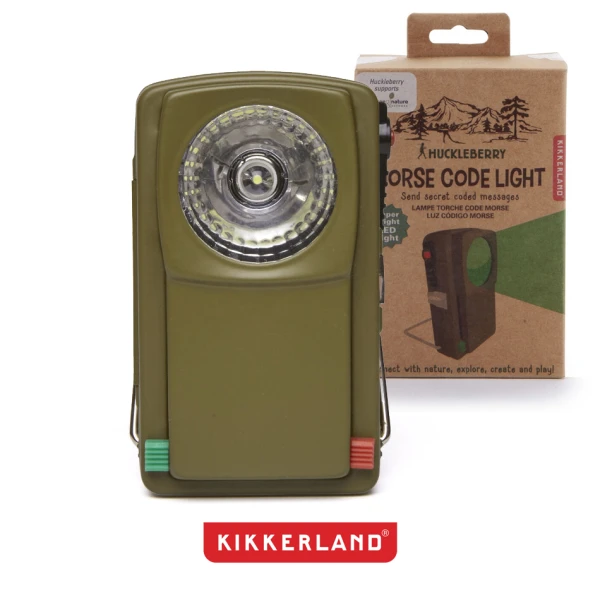 Imagem do produto  Kikkerland Huckleberry Morse Code Light