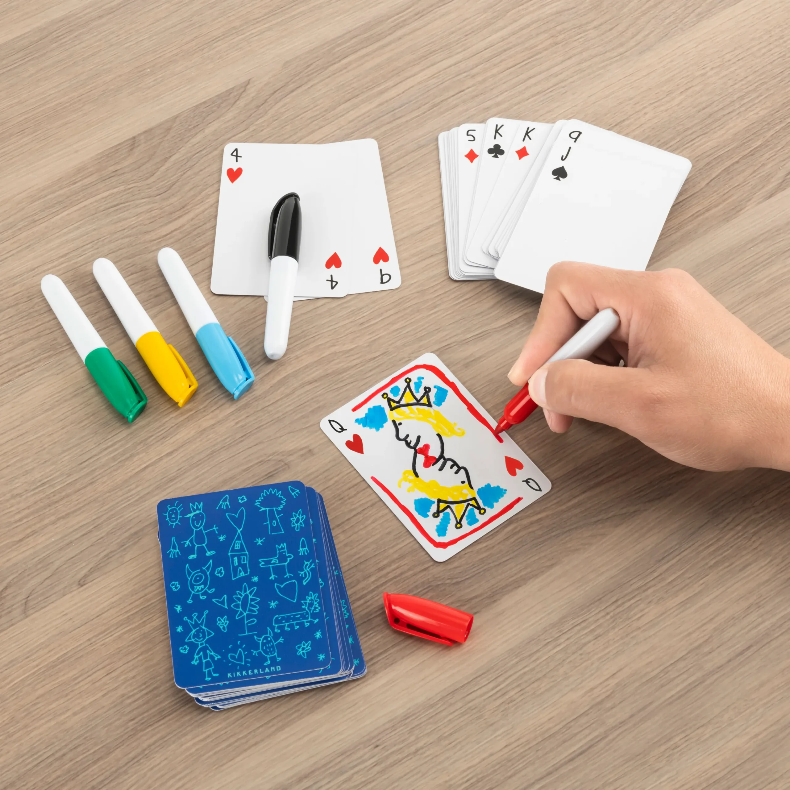 Imagem do produto  Kikkerland Make Your Own Playing Cards
