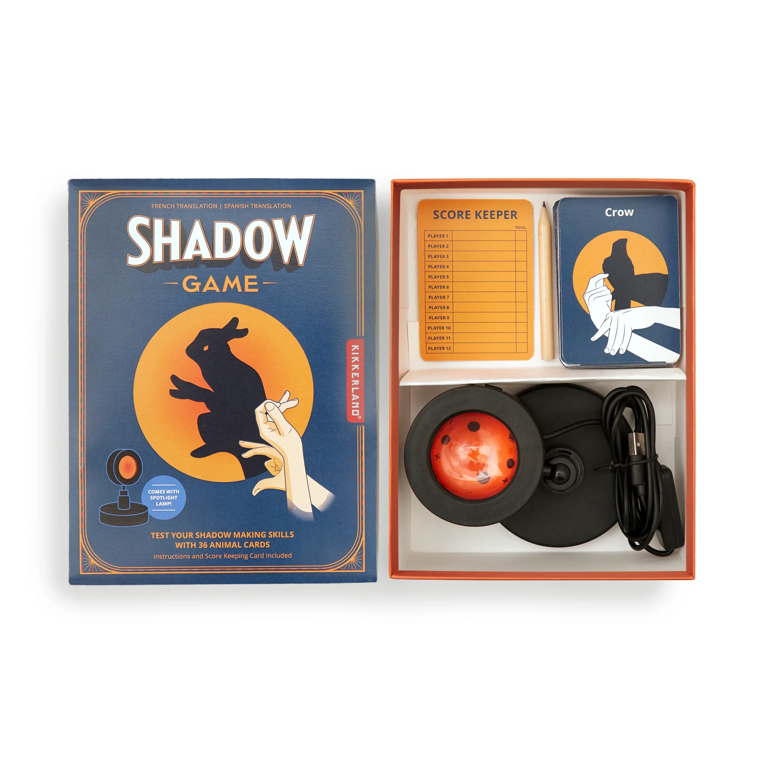 Imagem do produto  Kikkerland Shadow Game