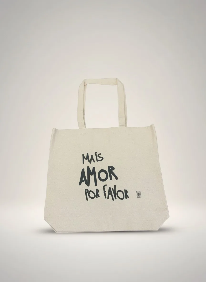 Imagem do produto  Tote Bag Mais Amor Por Favor