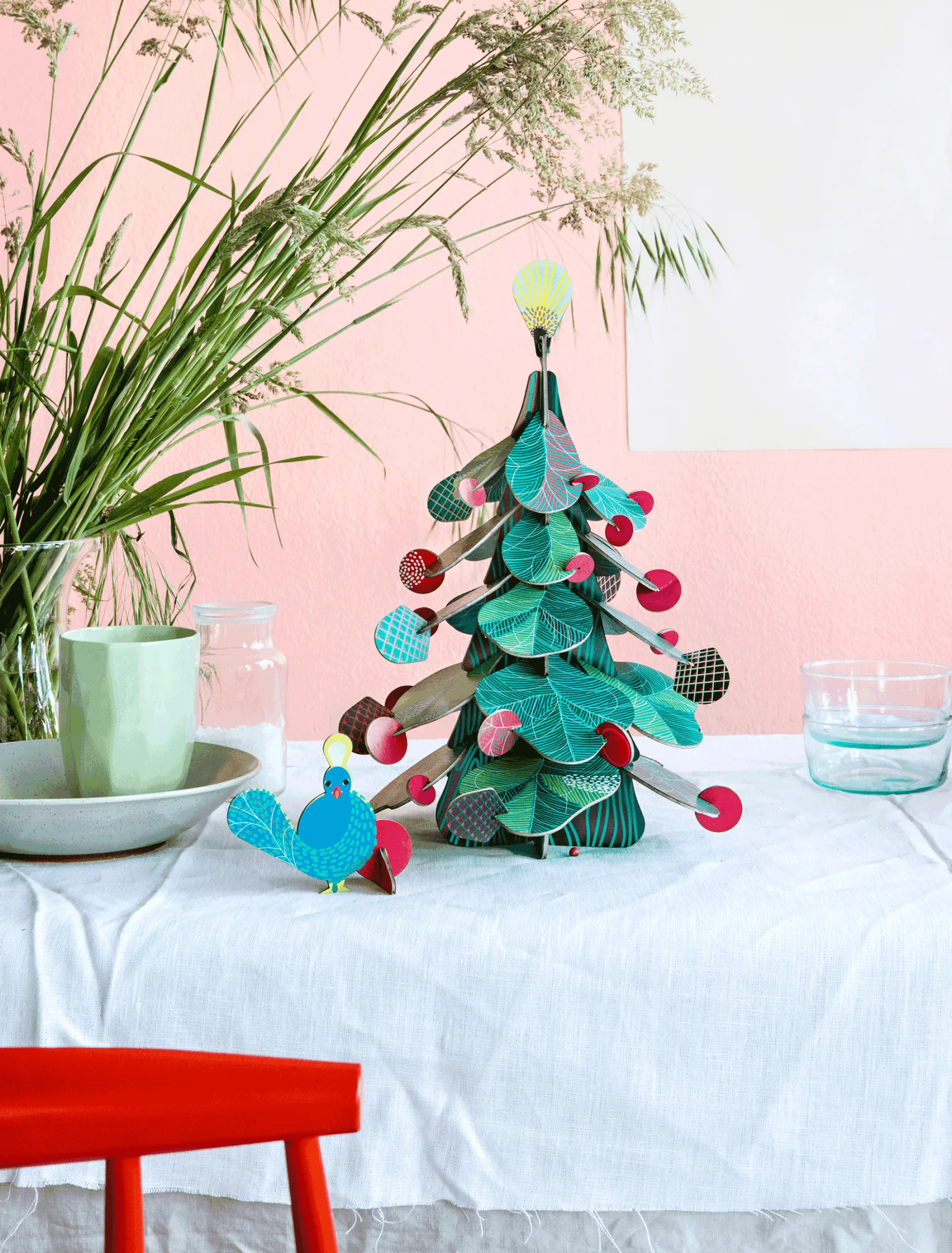 Imagem do produto  Studio Roof Árvore de Natal 3D Peacock
