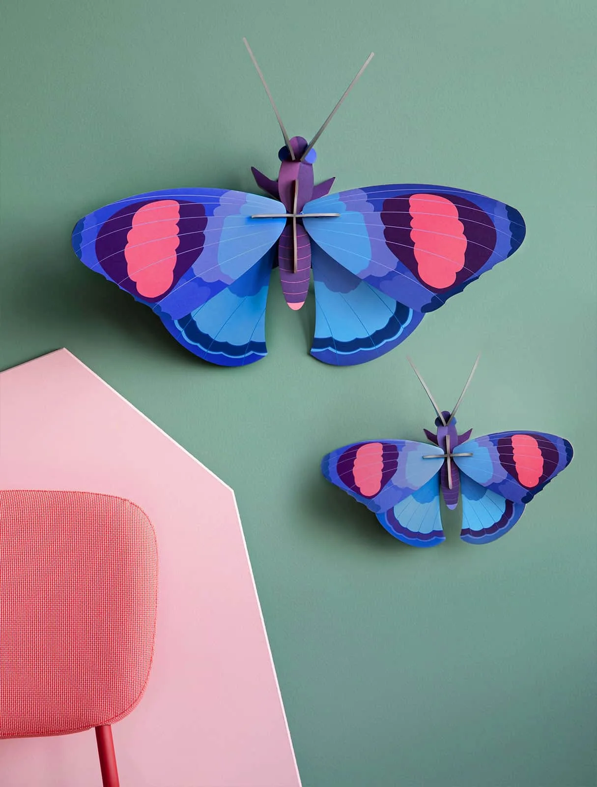Imagem do produto  Studio Roof Borboleta 3D Deluxe Peacock