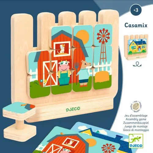 Imagem do produto  Djeco Casamix - Puzzle Vertical
