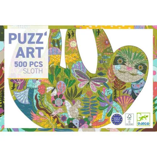 Imagem do produto  Djeco Preguiça - Puzz Art 500 Peças