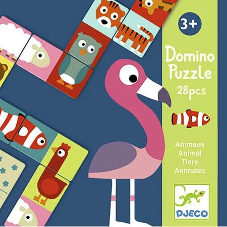 Imagem do produto  Djeco Domino Animo - Jogo Dominó Corpos de Animais
