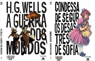 Imagem do produto  Pack Clássicos de Literatura BD - Guerra dos Mundos + Os Desastres de Sofia