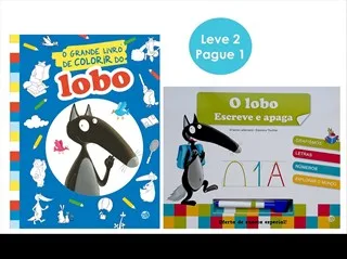 Imagem do produto  Pack O Lobo - Escreve e Apaga / O  Grande Livro de Colorir do Lobo