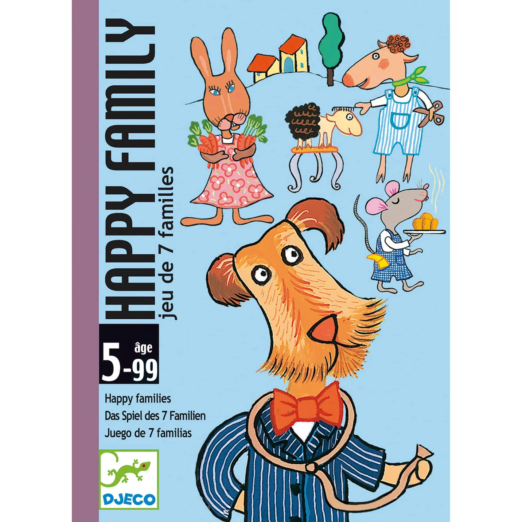 Imagem do produto  Djeco Happy Family - Jogo de Cartas 7 Famílias
