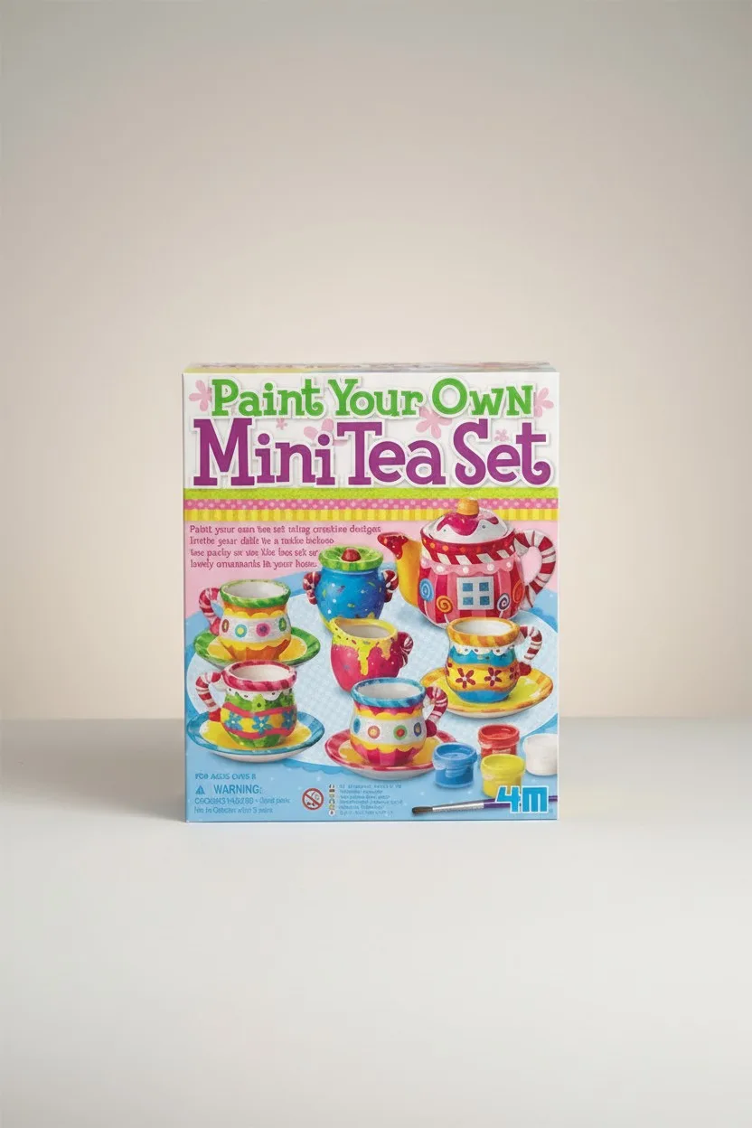 Imagem do produto  4M Paint Your Own Mini Tea Set