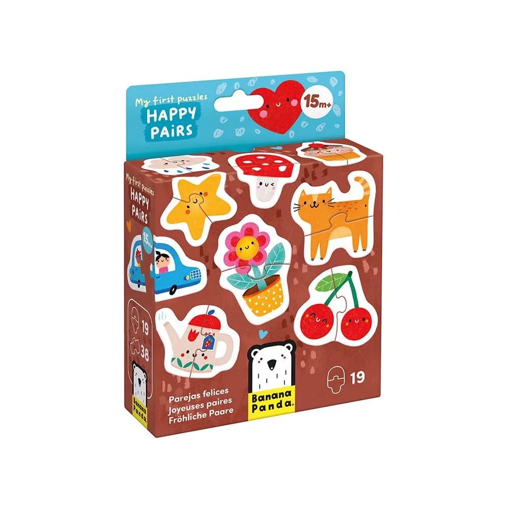 Imagem do produto  Banana Panda My First Puzzles Happy Pairs 15m+