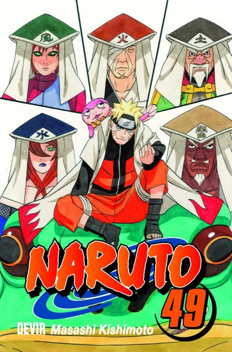 Imagem do produto  Naruto 49 - O INÍCIO DA REUNIÃO DOS CINCO KAGE…!