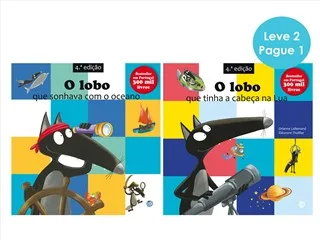 Imagem do produto  O Lobo que Estava Farto de Andar | O Lobo que Queria dar a Volta ao Mundo