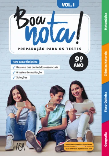 Imagem do produto  Boa Nota! Preparação para os Testes - 9.º Ano - Volume I