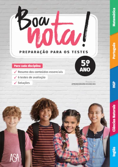 Imagem do produto  Boa nota! Preparação para os Testes - 5.º Ano