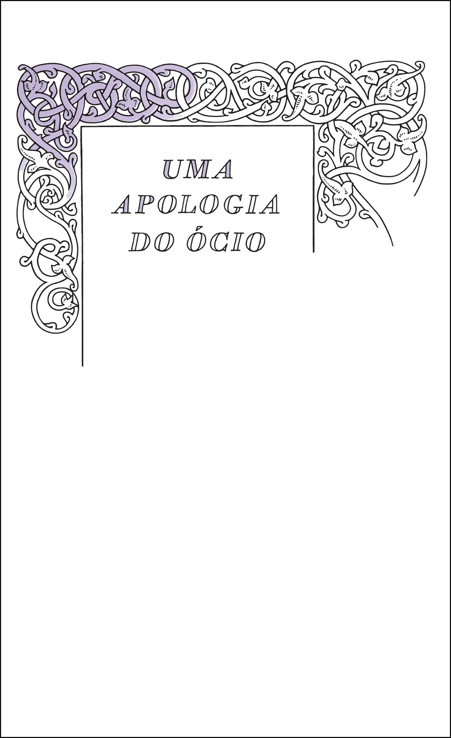 Imagem do produto  Uma Apologia do Ócio
