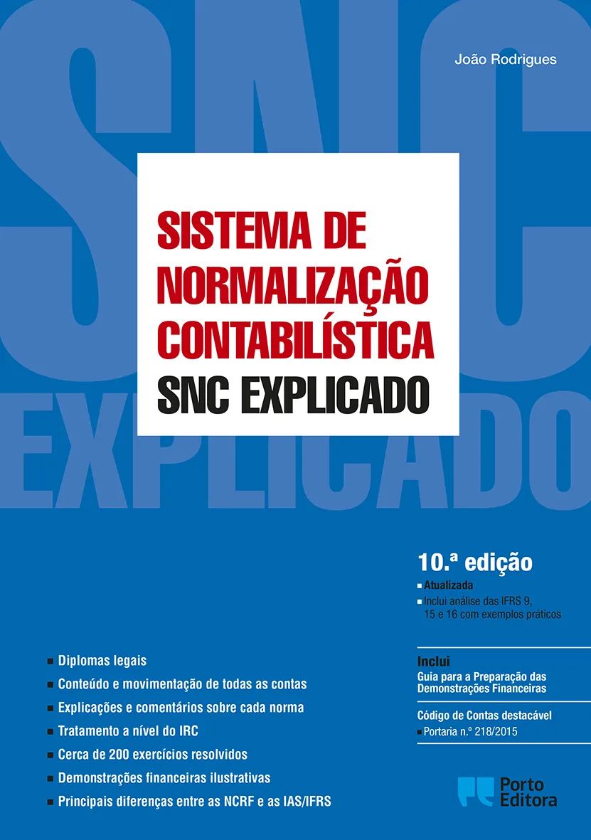 Imagem do produto  SNC - Sistema de Normalização Contabilística Explicado  10.ª Edição