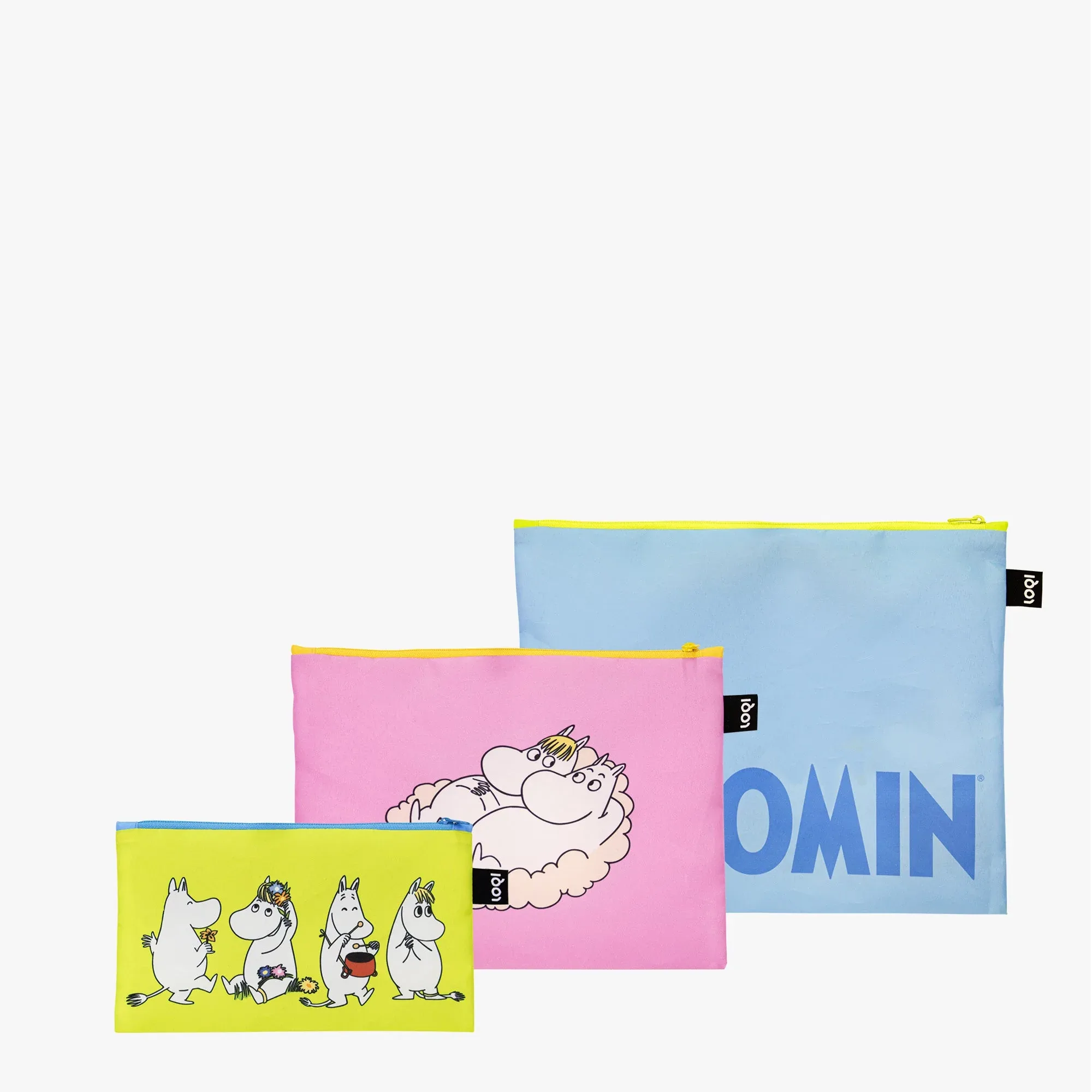 Imagem do produto  Loqi Bolsas Zip Pocket Moomin Together